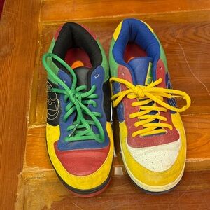 Vintage Heelys Retro Colorblock Rainbow